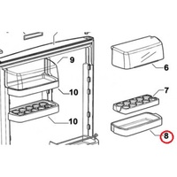 Fisher and Paykel Door Shelf 680 882689 alternate image