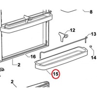 Fisher and Paykel Door Shelf 680mm 882688 | E442B E440T E413T E406B E361T alternate image