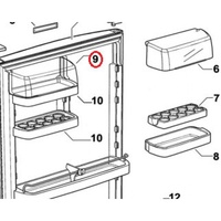Fisher and Paykel Door Shelf Cover LH 882691 alternate image