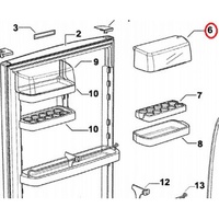 Fisher and Paykel Door Shelf Cover RH 882141 alternate image