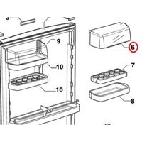 Fisher and Paykel Door Shelf Cover RH 882692 alternate image