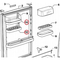 Fisher and Paykel Door Shelf LH 882145 alternate image