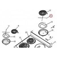 Fisher and Paykel Element Oven Support 573025 | OR61S8CEWW OR61S4CAWW/CEWW2 OR61S2CAWW/CBW/CEWW2 RA6103B RA6103AW/MAW/MEW RA6102B alternate image