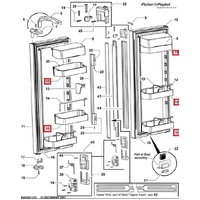 Fisher and Paykel French Door Fridge Shelf 900 836993 alternate image