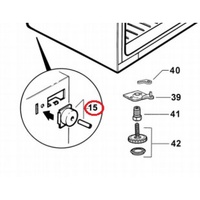 Fisher and Paykel Fridge Foot Skid and Pin 402015A | E150 E210 N249P120E249 N210 N169T C270N150 C251T C250T C240B C190 alternate image
