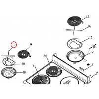 Fisher and Paykel Oven Element Support 573024 | RA6102AW/MAW/FAW/MEW/AWP alternate image