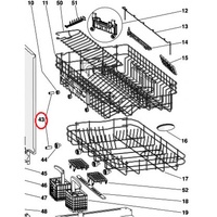 Universal Dishwasher Basket Roller Axle A104638 alternate image