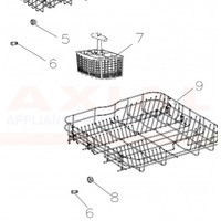 Universal Dishwasher Upper Basket Roller H0120200963 alternate image