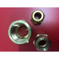 LPG AIR CONDITIONER FITTING 45 DEG SAE FLARE NUT | 06-10  FLARE NUT 5/8 FL x 5/8 TUBE alternate image