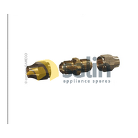 LPG AIR CONDITIONER DOUBLE FLARE UNION FITTING | 17-12N UNION 3/4 M FLARE x 3/4 M FLARE C/W NUT alternate image