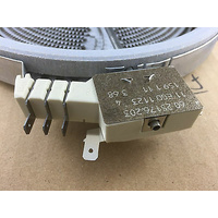 WESTINGHOUSE CERAMIC COOKTOP ELEMENT 389072322E 230V TRI 2300/1600/800  PHL798U alternate image