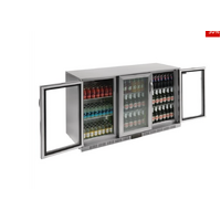 STAINLESS STEEL  3 x Doors Under Bench Cooler  Fridge Back Bar Display GL009-A alternate image