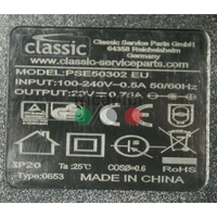Mains adapter for vacuum cleaner of Rowenta - Classic PSE50302 EU for Miele alternate image