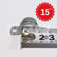 SADM15 15mm Metal Saddle Zinc Plated 25pcs alternate image