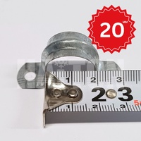 SADM20 20mm Metal Saddle Zinc Plated 25pcs alternate image