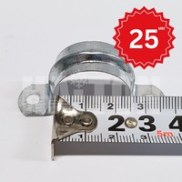 SADM25 25mm Metal Saddle Zinc Plated 25 pcs alternate image