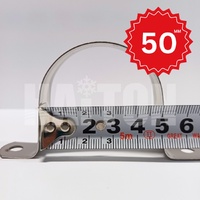 SADM50 50mm Metal Saddle Zinc Plated 25pcs alternate image
