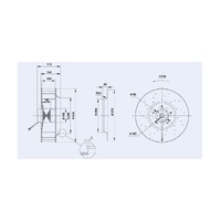 LXF-B400/100 415V BACKWARD CENTRIFUGAL FANS alternate image