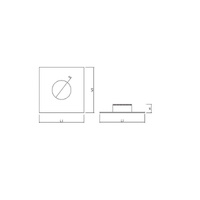 NA-LD-STR-Y 300mm x 300mm NECK ADAPTOR FOR LD (SQUARE TO ROUND) alternate image