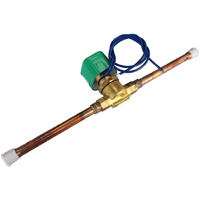 Saginomiya SEV-502BXF Solenoid Valve Welding Joint Closed 1/4 Flare AC220V alternate image