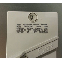 Weatherproof switch K135 35Amp Single Pole alternate image