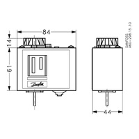 Mech Controls - Temperature | Thermostat, KP61 | PN: 060L110066 alternate image