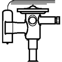 Expansion Valves - Danfoss | Thermostatic expansion valve, TUBE, R22/R407C | PN: 068U2075 alternate image