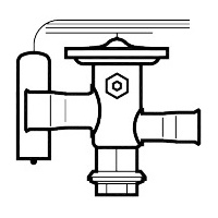 Expansion Valves - Danfoss | Thermostatic expansion valve, TUA, R404A/R507A | PN: 068U2285 alternate image