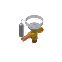 Expansion Valves - Danfoss | Danfoss TS2 - Thermostatic expansion valve R404A/R507 internal equalised | PN: 068Z3414 alternate image