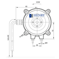 Motors - EC | Multi-mount 12W Fan Motor 240V 1300RPM | PN: EQ1-12 alternate image