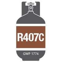 Refrigerant - R407C | R407C 60kg Cylinder | PN: H407C60 alternate image