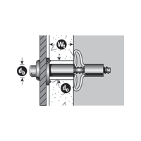 Fasteners | Hollow Wall Anchors | PN: HW13M4 alternate image