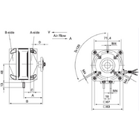Motors - Shaded Pole | EBM Q-Motor 10 Watt 240v AC | PN: M4Q045CA0375B01 alternate image
