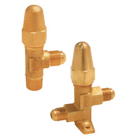 Flow Controls - Other | Henry Capped Line Valve 1/4IDx1/4MSAE Hex Base Mount c/w Access | PN: MRV332-1 alternate image