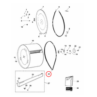 Fisher & Paykel Poly V Dryer Drive Belt 93104-A 93104 93010-A 93010 93108-A 93108 93216-A 93234-A 93218-A 93158-A 93158-B 93215-A 93215-B alternate image