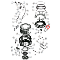 Fisher & Paykel, Haier Front Load Washing Machine Shock Absorber | Suits: WH8060P1 (93161-A) WH8060P1 (98112-A) WH8060P2 (93229) WH8060P2 (93229-A)  alternate image