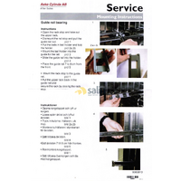 Genuine Asko Dishwasher Guide Rail Ball Holder Complete Kit – Top Runners 428814 alternate image