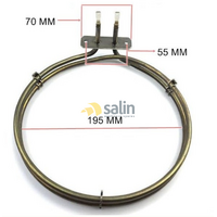 GENUINE ELECTROLUX SIMPSON WESTINGHOUSE OVEN FAN FORCED ELEMENT PEK1350W-R*53 alternate image