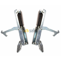 GENUINE SMEG OVEN DOOR HINGES COMPLETE ASSEMBLY WITH SUPPORTS SX91SPVM6 SX91VG alternate image