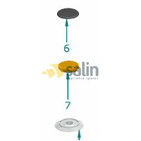 GENUINE ILVE STOVE COOKTOP LARGE BURNER COMPLETE ASSEMBLY T-90L-MP alternate image