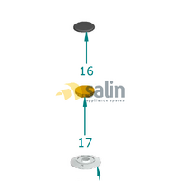 GENUINE ILVE STOVE COOKTOP SMALL BURNER COMPLETE ASSEMBLY (1 HOLE) JC906WMP alternate image