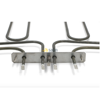 GENUINE OEM SMEG OVEN UPPER TOP GRILL HEATING ELEMENT SA380X-5 alternate image