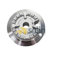 GENUINE SMEG STOVE GAS COOKTOP COMPLETE BURNER BASE ASSEMBLY TRA93P alternate image