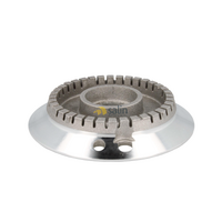 GENUINE SMEG STOVE GAS COOKTOP LARGE BURNER HEAD KIT WITH CAP GCO90XG, GCS90XG alternate image