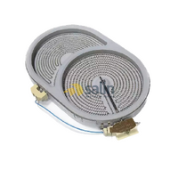 Genuine Smeg Ceramic Cooktop DOUBLE OVAL Hotplate Element C6CMXA8 C9CMXA alternate image
