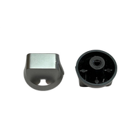 2 X Brand New CHEF 607 GAS COOKTOP SILVER CONTROL KNOB GHS607S 943253696 alternate image