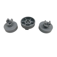 3 X SMEG DISHWASHER LOWER BOTTOM BASKET WHEEL DWAU6214X2 DWAU6214X4 DWAU6224X4 alternate image