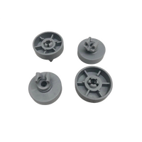 4 X SMEG DISHWASHER LOWER BOTTOM BASKET WHEEL DWAI152XT DWAI214X DWAI314X alternate image