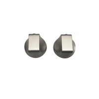 2 X SIMPSON GAS COOKTOP SILVER CONTROL KNOB 72JS alternate image