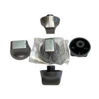 5 X CHEF 917 GAS COOKTOP SILVER CONTROL KNOB alternate image